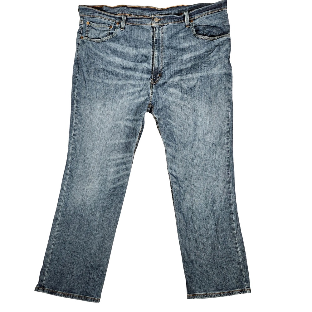 Levi's 559 Jeans Mens 44X30 Blue Excellent Relaxed‎ Straight Stretch Denim